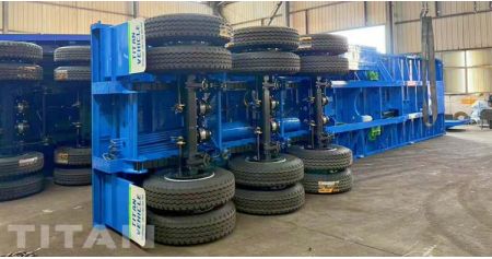3 Axle Dropside Trailer will be Exported to Guyana