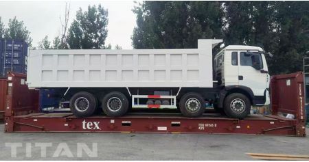 Sinotruk Howo 8x4 Tipper Truck will be sent to Guyana