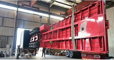 40 Foot Flat Bed Trailer will be sent to Guyana