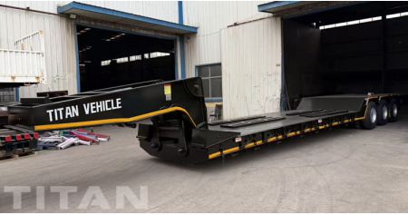 80 Ton Detachable Lowboy Trailer will be Sent to Guyana 