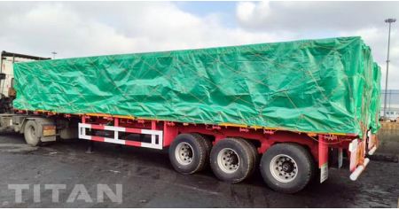 40 Foot Flatbed Trailers Ready Ship to Guyana