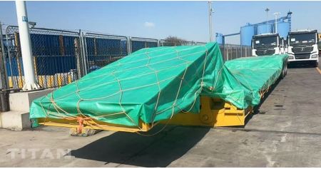 3 Axle Lowboy Gooseneck Trailer will be Shipped to Guyana