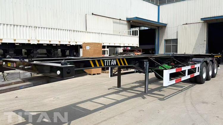 Tri Axle Container Chassis Trailer for Sale in Guyana