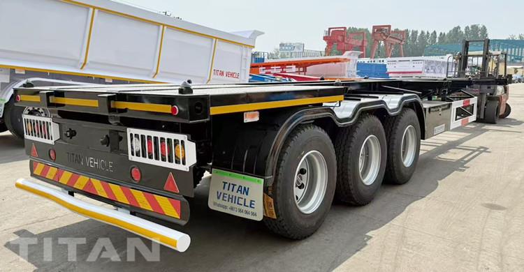 Tri Axle Container Chassis Trailer for Sale in Guyana