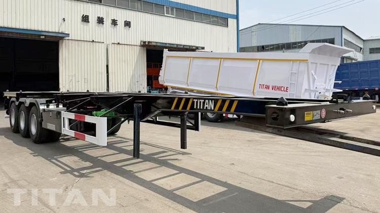 Tri Axle Container Chassis Trailer for Sale in Guyana