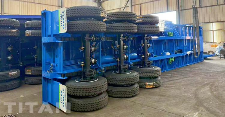 3 Axle Dropside Trailer will be Exported to Guyana