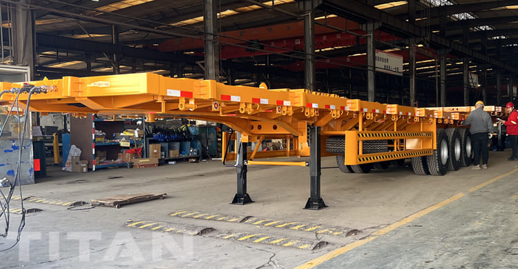 Tri Axle Flat Deck Trailer for Sale in Guyana