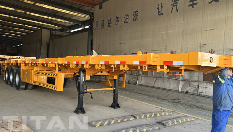 Tri Axle Flat Deck Trailer for Sale in Guyana