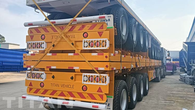 4 Axle 40 Ft Flatbed Trailer for Sale in Guyana