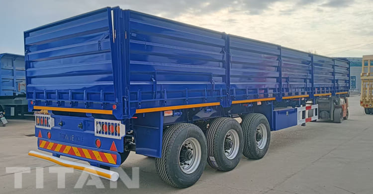 3 Axle Cargo Sidewall Trailer for Sale in Guyana 