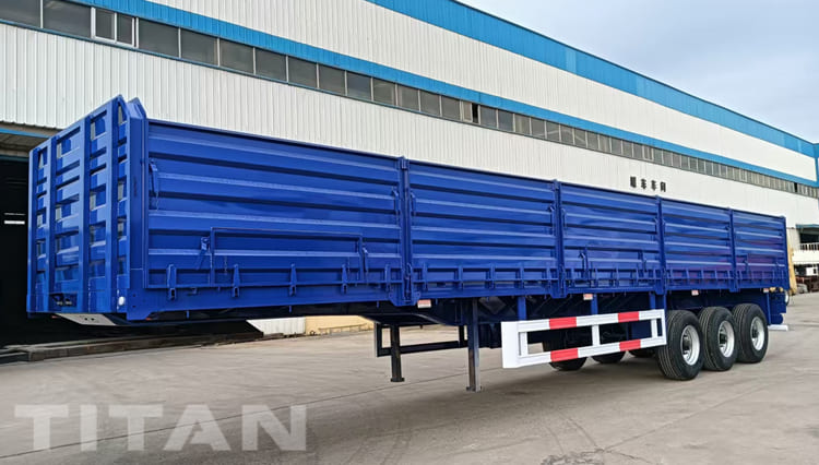 3 Axle Cargo Sidewall Trailer for Sale in Guyana 