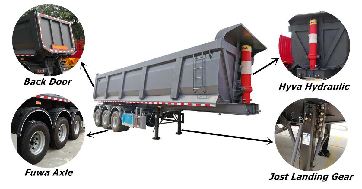 End Dump Trailer for Sale in Guyana