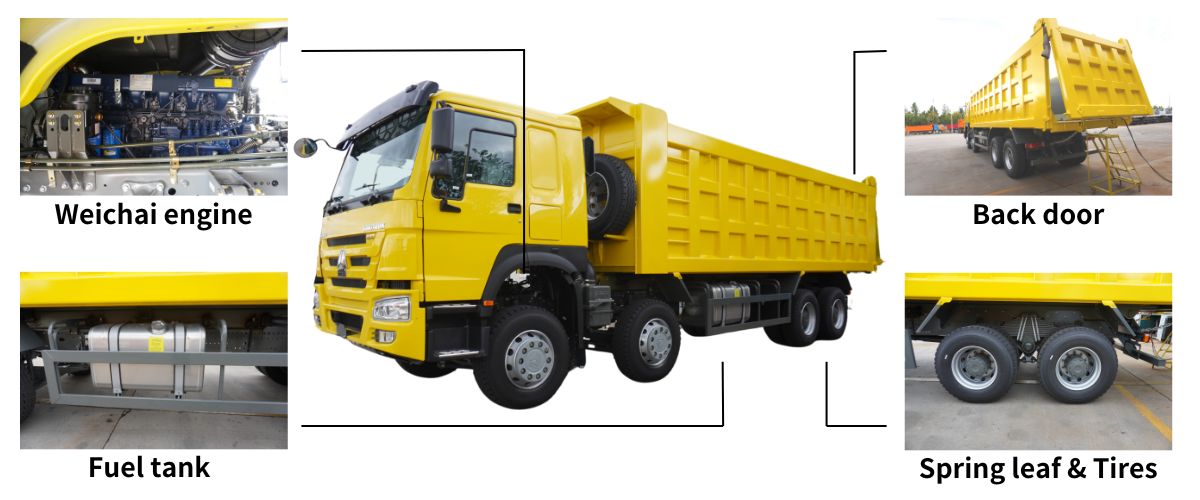 Sinotruk Howo Tipper Truck for Sale Price in Guyana