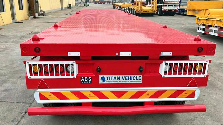40 Foot Flatbed Container Trailer | 3 Axle Flatbed Trailer Price in Guyana Georgetown,gy