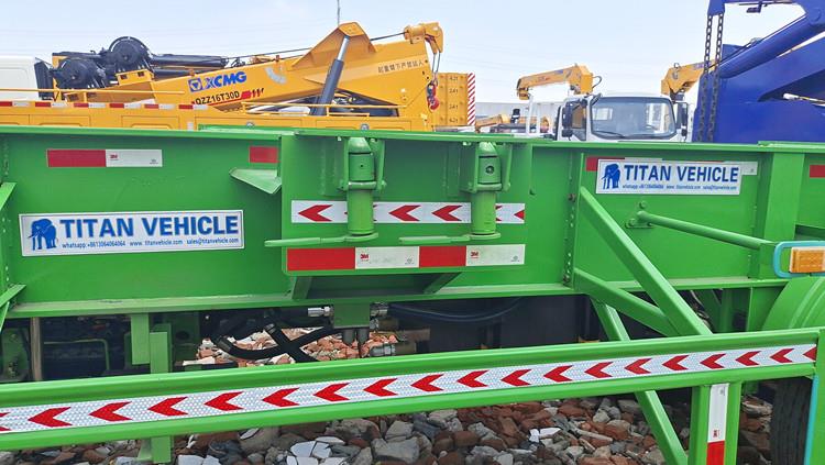 40 FT Container Side Lifter Trailer with Crane for Sale in Guyana New Amsterdam