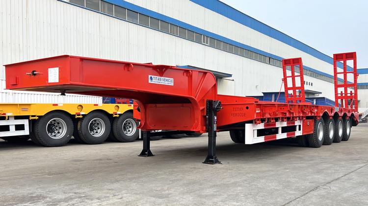 4 Axle Drop Deck Trailer | Low Loader Trailer for Sale in Guyana Bartica
