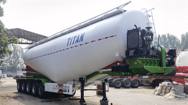 5 Axle 60 Ton Cement Powder Tanker Trailer for Sale in Guyana