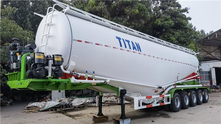 5 Axle 60 Ton Cement Powder Tanker Trailer for Sale in Guyana