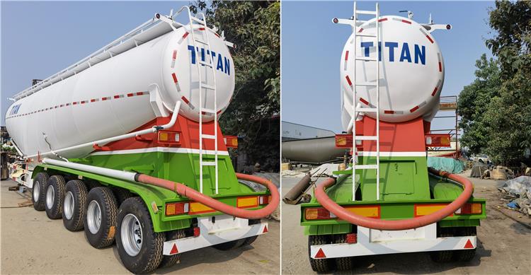 5 Axle 60 Ton Cement Powder Tanker Trailer for Sale in Guyana