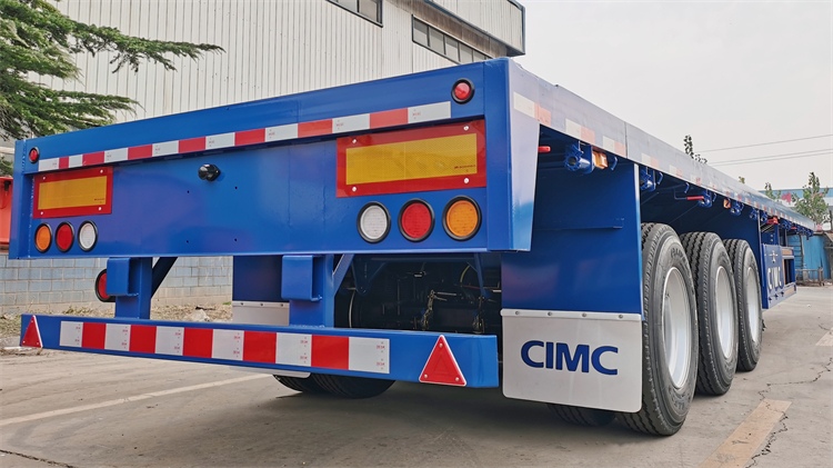 CIMC Tri Axle Flatbed Trailer Price in Guyana Bartica