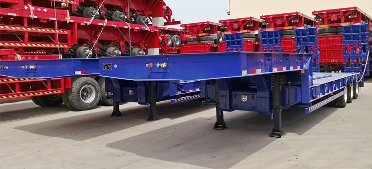 CIMC Tri Axle Low Bed Truck Trailer for Sale in Guyana
