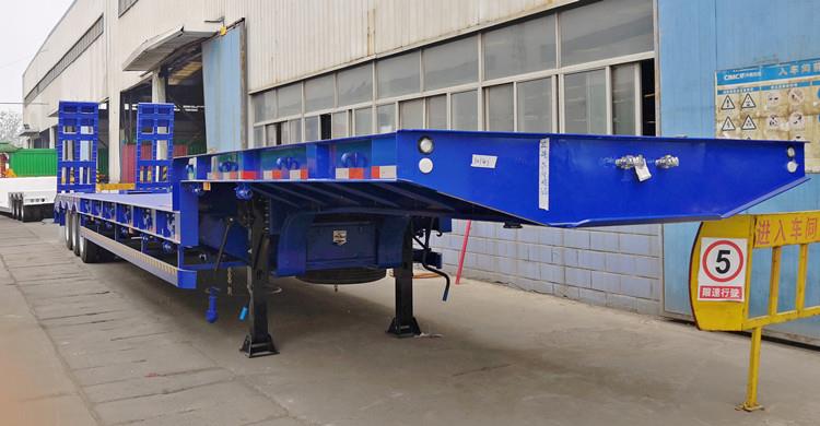 CIMC Tri Axle Low Bed Truck Trailer for Sale in Guyana
