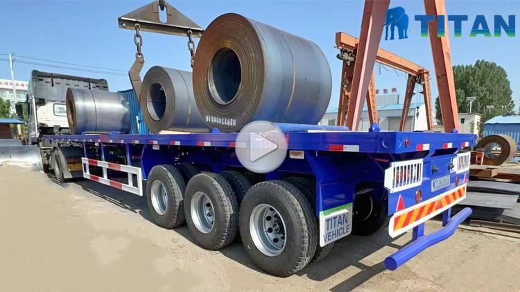 3 Axle 40 Foot Flatbed Semi Trailer for Sale in Guyana