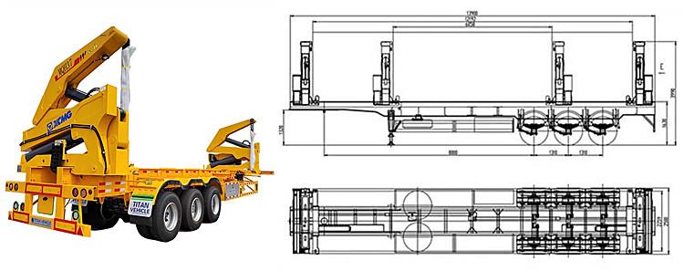 Hammar 40ft Container Side Loader Trailer for Sale Price in Guyana Georgetown,gy