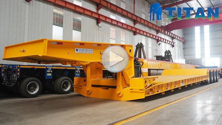4 Axle 100 Ton Lowboy Trailer for Sale in Guyana