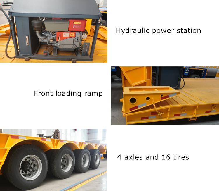 4 Axle 100 Ton Lowboy Trailer for Sale in Guyana