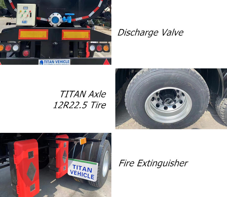 4 Axle 65000 Liters Asphalt Bitumen Tanker Trailer for Sale in Guyana