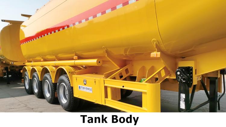 4 Axle 50000 Liters Diesel Tanker Trailer for Sale in Guyana
