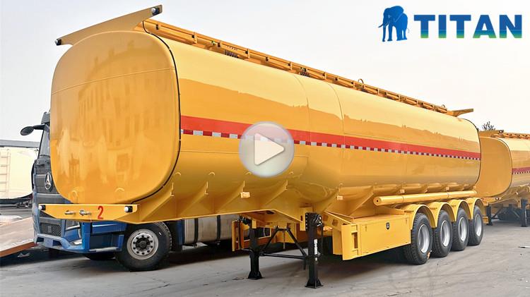 4 Axle 50000 Liters Diesel Tanker Trailer for Sale in Guyana