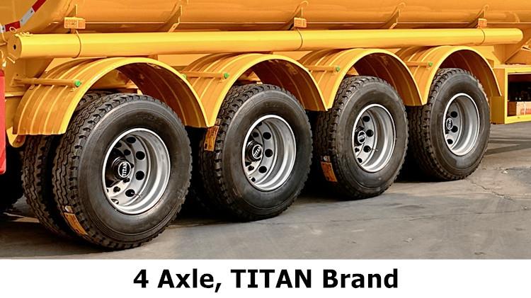 4 Axle 50000 Liters Diesel Tanker Trailer for Sale in Guyana