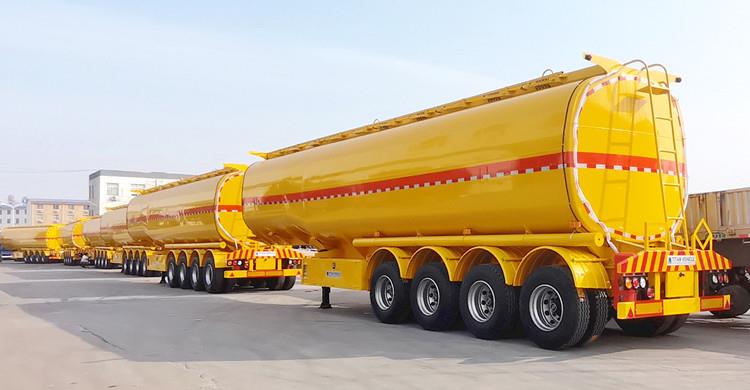 4 Axle 50000 Liters Diesel Tanker Trailer for Sale in Guyana