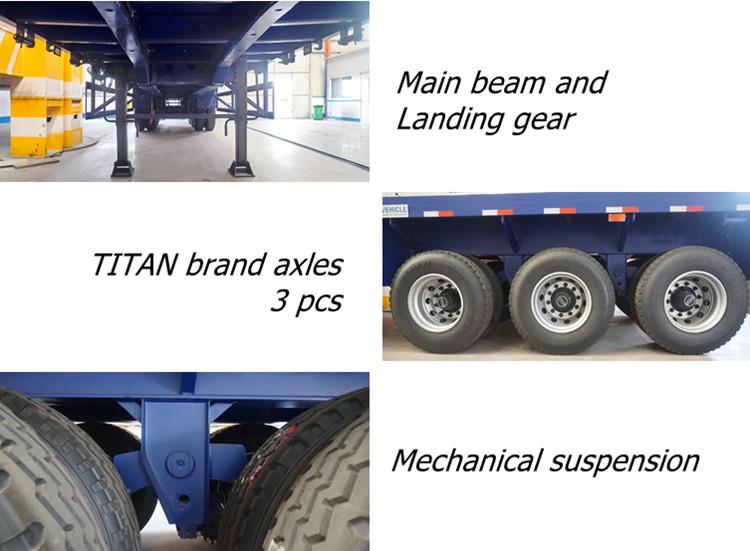 18m Extendable Flatbed Trailer for Sale in Guyana