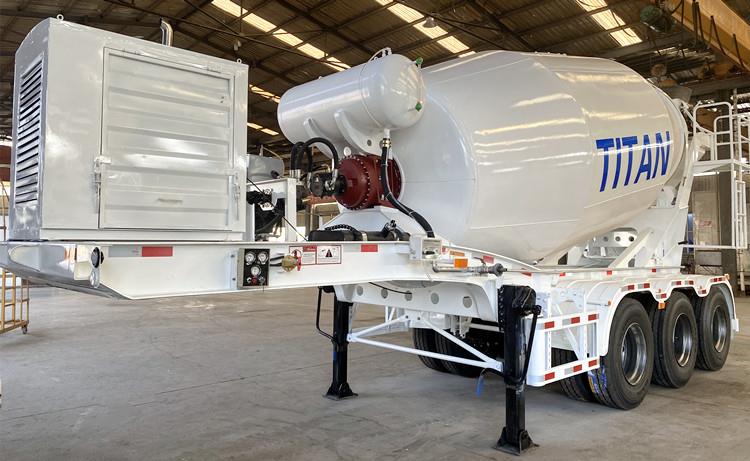 3 Axle Concrete Mixer Trailer for Sale in Guyana