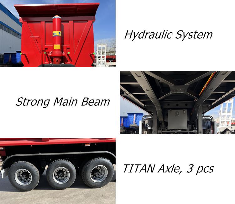 Dump Truck Trailer | Tri Axle Dump Trailer for Sale in Guyana