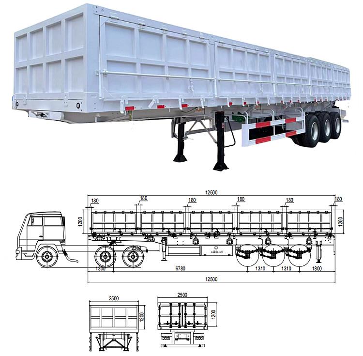 3 Axle Side Dump Trailers for Sale in Guyana