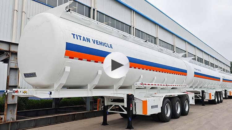 3 Axle 4000 Liters Fuel Tanker Trailer for Sale in Guyana