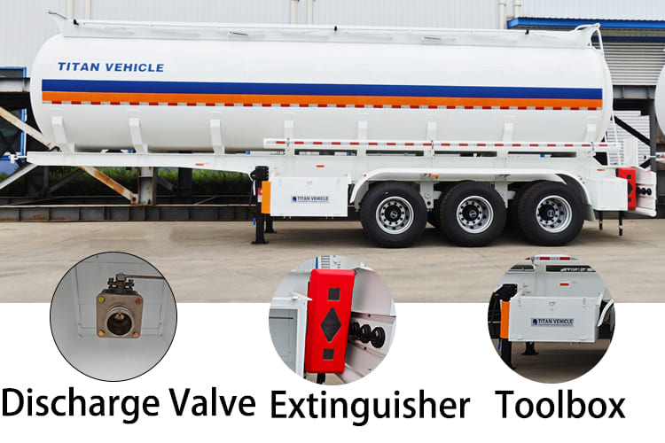 3 Axle 4000 Liters Fuel Tanker Trailer for Sale in Guyana