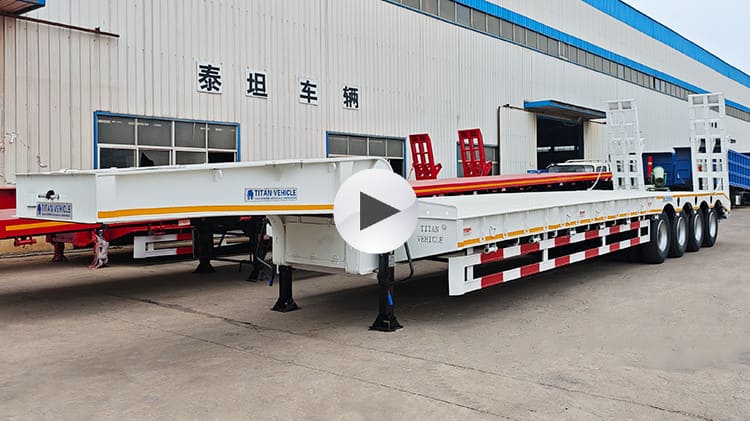 4 Axle 100 Ton Lowbed Trailer for Sale in Guyana