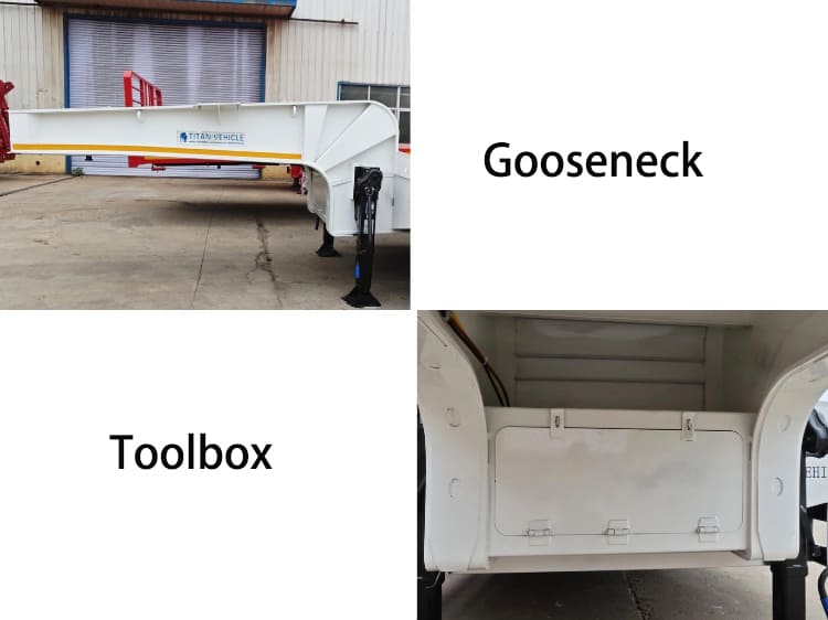 4 Axle 100 Ton Lowbed Trailer for Sale in Guyana