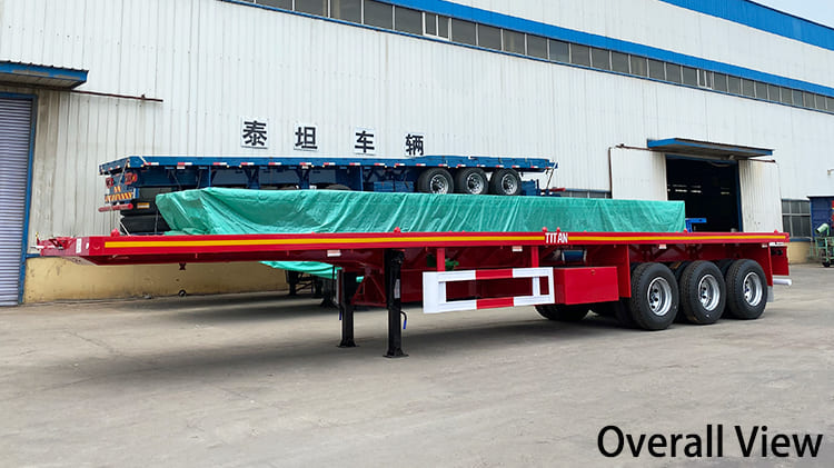 Tri Axle 40 Foot Flatbed Trailer for Sale in Guyana