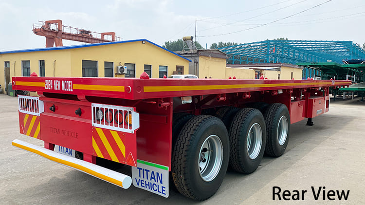 Tri Axle 40 Foot Flatbed Trailer for Sale in Guyana