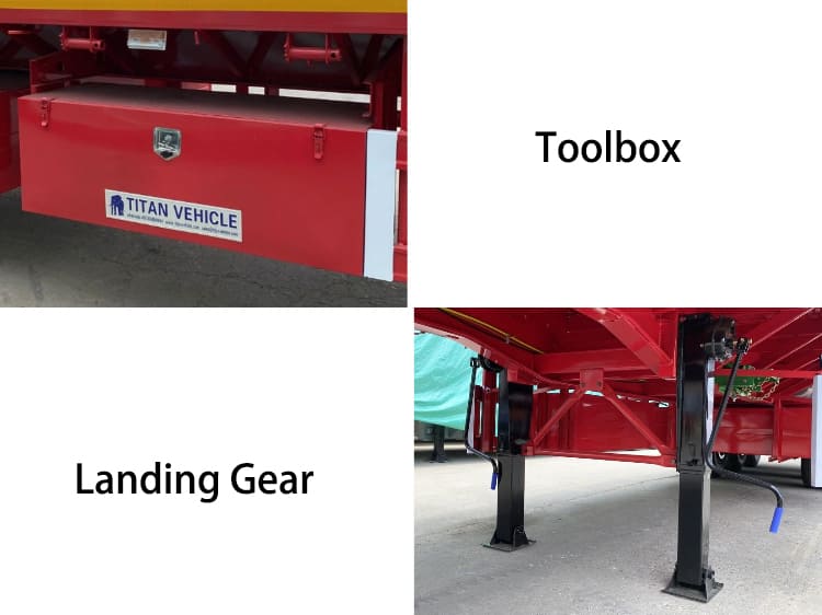 Tri Axle 40 Foot Flatbed Trailer for Sale in Guyana