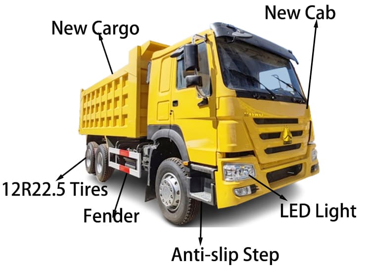 Buy Used Howo 6x4 Dump Truck near Me in Guyana