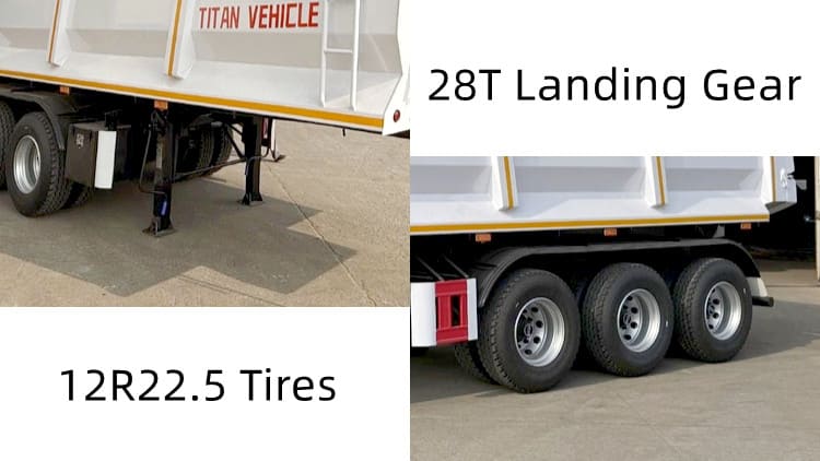 35 Cubic Hydraulic Tipper Trailer for Sale in Guyana