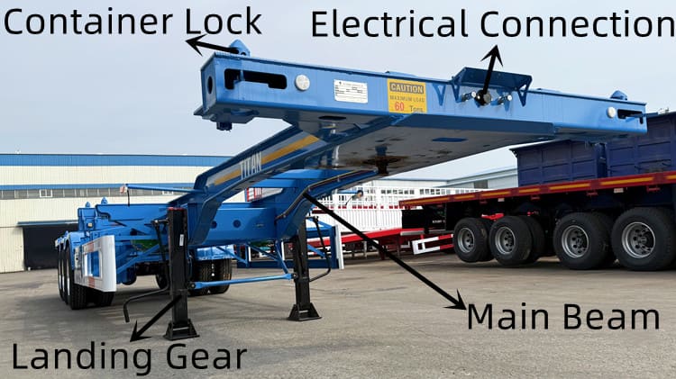 2025 New Skeleton Trailer for Sale in Guyana