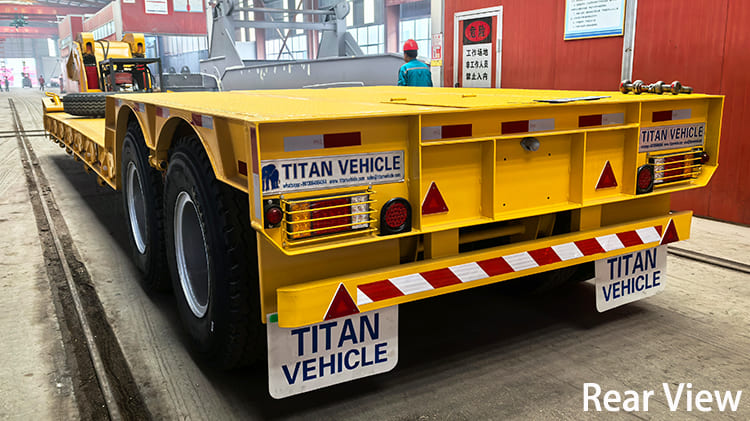 2 Axle 60 Ton Removable Gooseneck Lowboy Trailer for Sale in Guyana